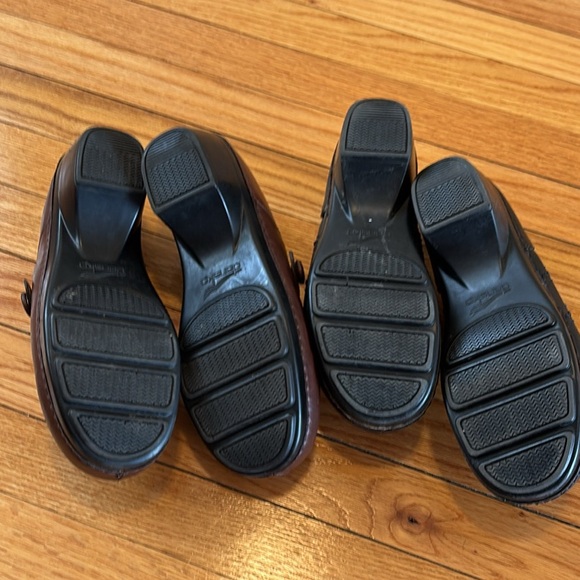 Dansko Clogs - Black & Brown Leather - Size 39 - Picture 6 of 7